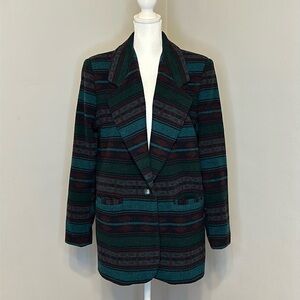 Vintage 1990s Braetan Wool Blend Blazer Jacket